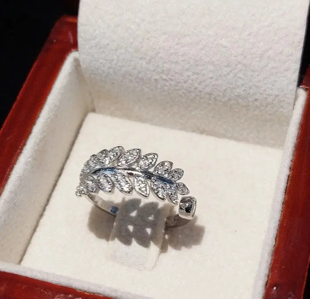 انگشتر فری سایز برگ نقره|بدلیجات|کرمانشاه, |دیوار