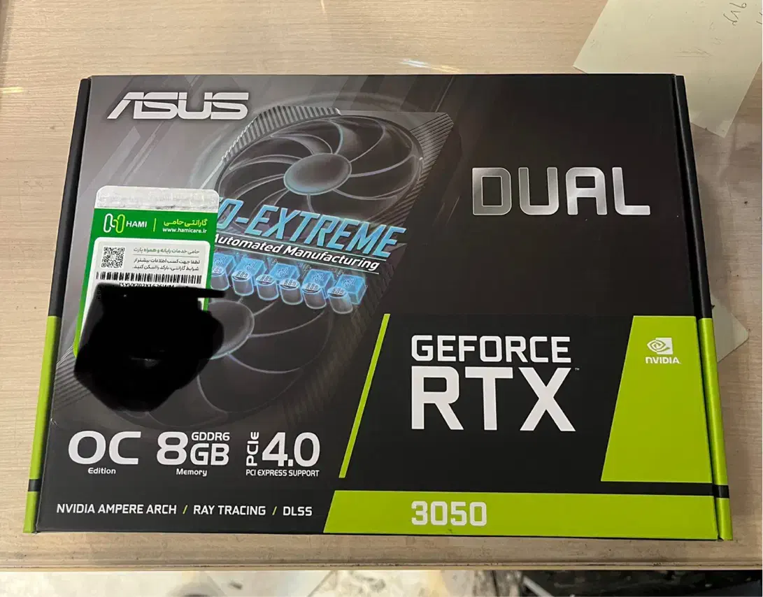 گرافیک Asus 3050 8G آکبند سه سال گارانتی|قطعات و لوازم جانبی رایانه|تهران, ابوذر|دیوار