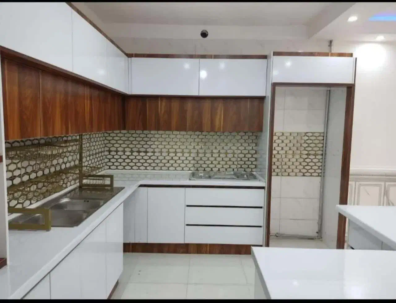 انواع کابینت آشپزخانه/تمام چوب طرح الماس 23|مصالح و تجهیزات ساختمان|آبادان, |دیوار