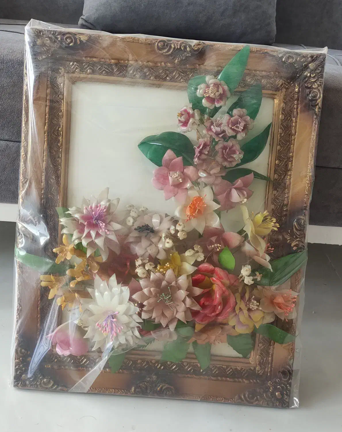 دوعددتابلو گل کاردست|تابلو، نقاشی، عکس|کرمان, |دیوار