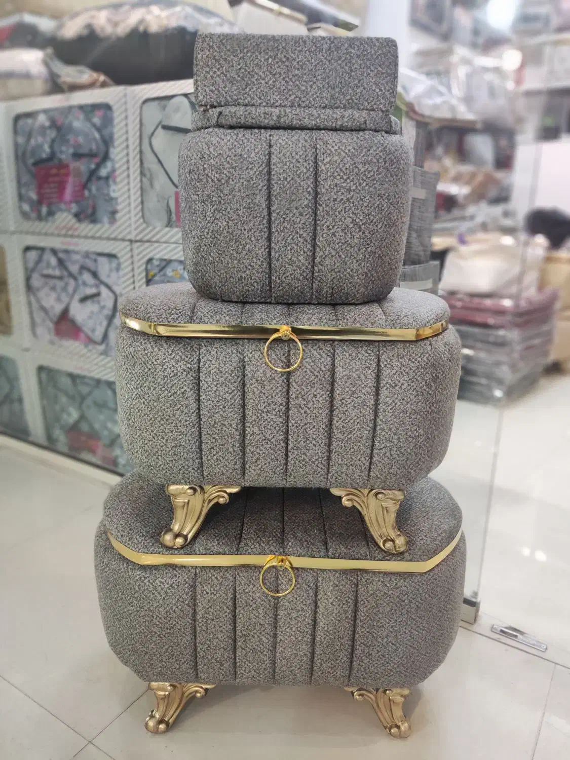 سرویس صندوقچه مدل شش ضلعی|صنایع دستی و سایر لوازم تزئینی|مشهد, عیدگاه|دیوار