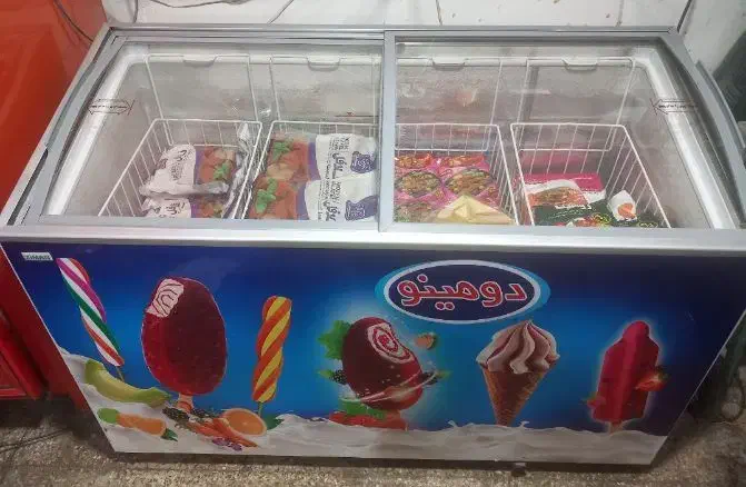 یخچال فریزر دومینو ۴۰۰ لیتری|یخچال و فریزر|کوهدشت, |دیوار