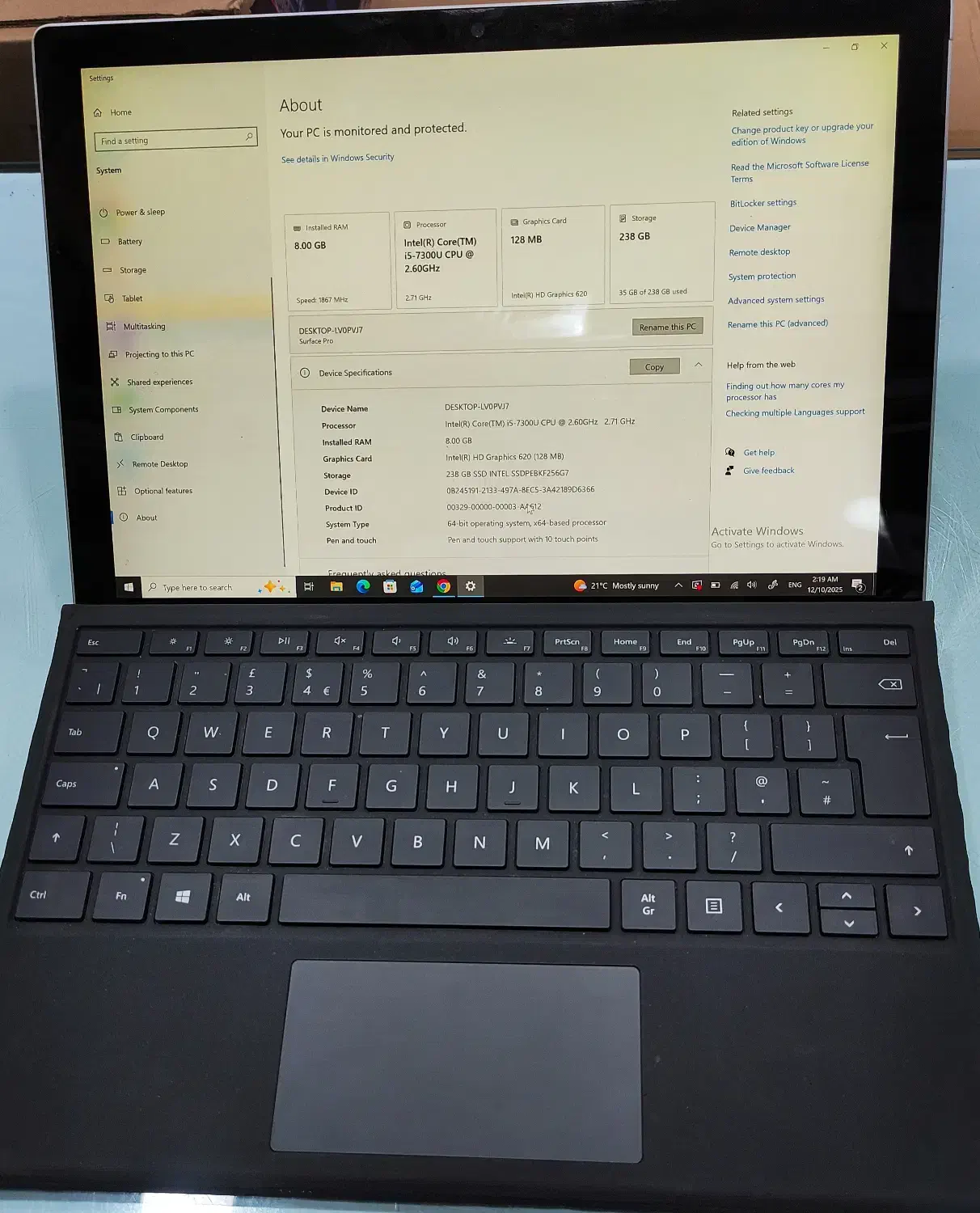 تبلت surface pro 5|تبلت|شیراز, زند|دیوار