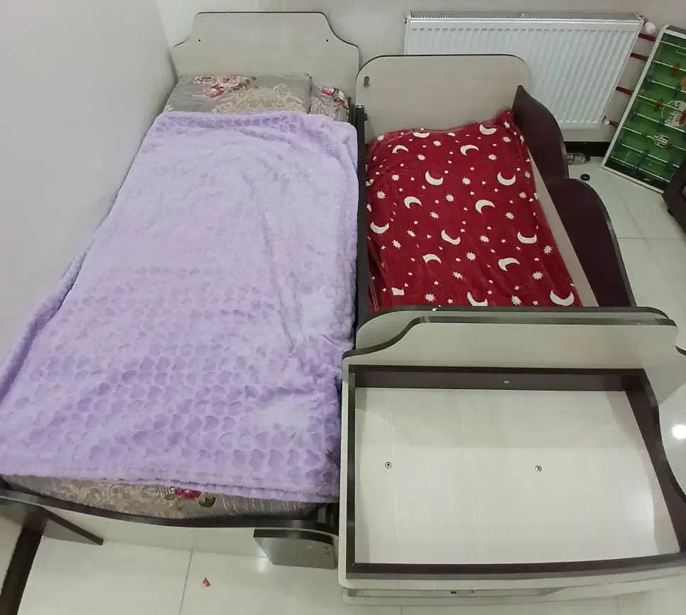 سرویس خواب تخت کودک و نوجوان و کمد|تخت و سرویس خواب|فولادشهر, B4|دیوار