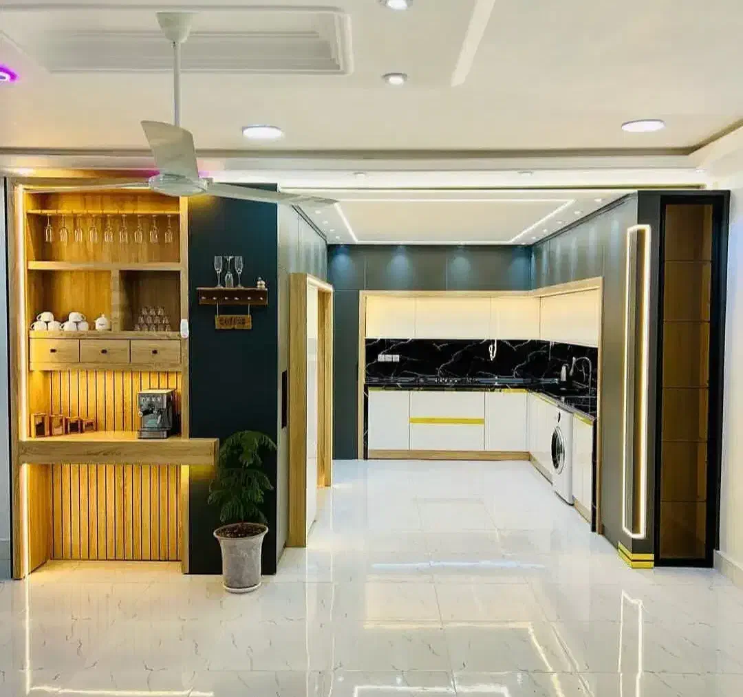 کابینت کمد دیواری  چهارچوبی کتابخانه شلف تخت تاشو|مصالح و تجهیزات ساختمان|آبیک, |دیوار