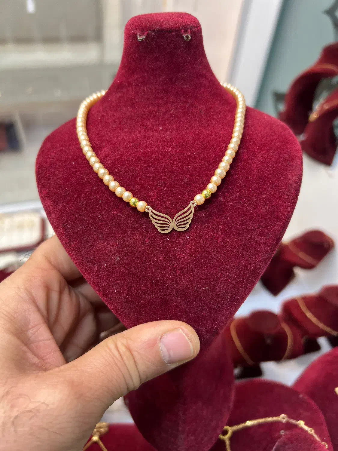 گردنبند طلا ۴۵۰سوتی|جواهرات|بابل, |دیوار