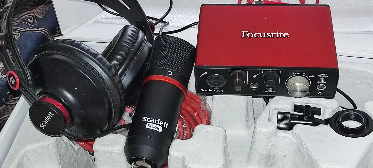 استودیو خانگی Scarlett studio bundle Gen2|صوتی و تصویری|آمل, |دیوار