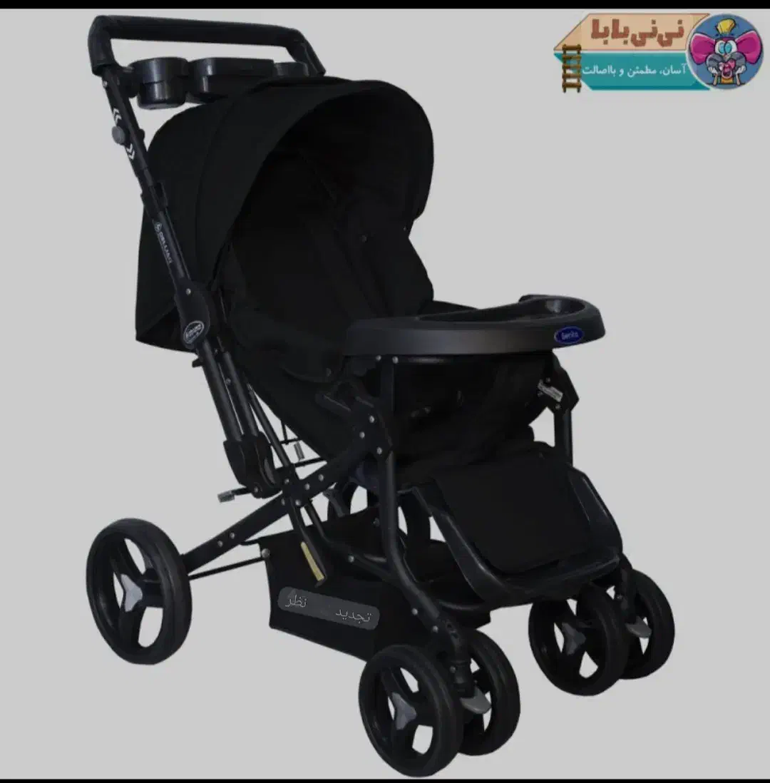 کالسکه بچه مارک دلیجان بهترین مارک دوحالته درحد نو|کالسکه و لوازم جانبی|قروه, |دیوار
