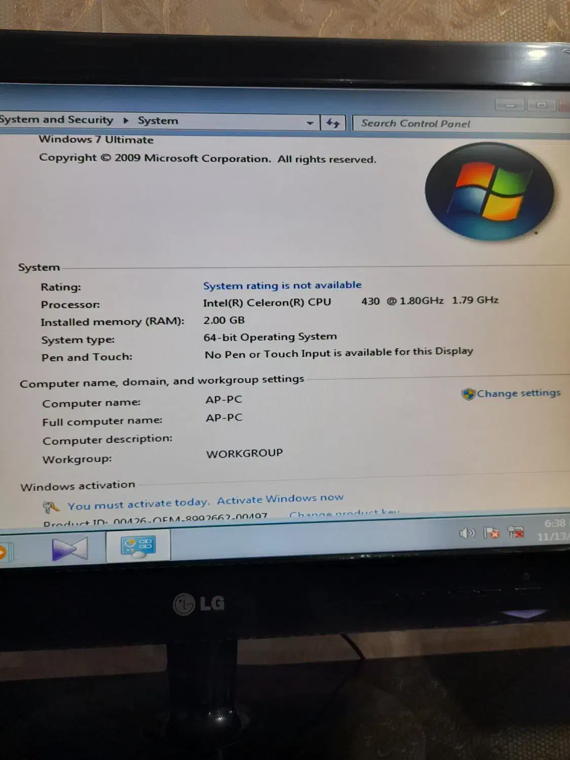 کامپیوتر و مانیتور۱۹ اینچ|رایانه رومیزی|رشت, حسین آباد|دیوار