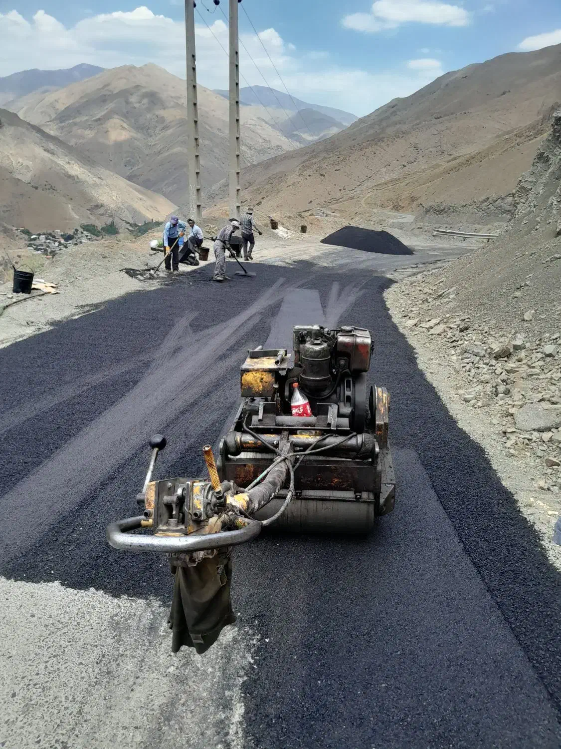 آسفالت و ایزوگام اجاره غلطک دم دار واکیپ پخش|خدمات پیشه و مهارت|هشتگرد, هشتگرد قدیم|دیوار