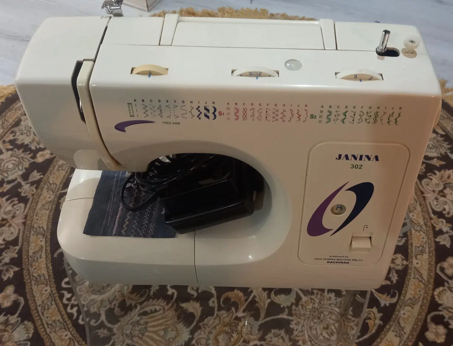 چرخ خیاطی گلدوزی کاچیران ژانینا 302|چرخ خیاطی و ریسندگی|تهران, کرمان|دیوار