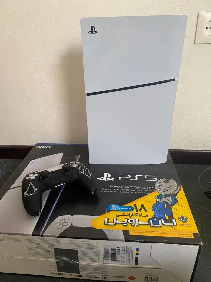 ps5 slim digital new|کنسول، بازی ویدئویی و آنلاین|لنجان, |دیوار