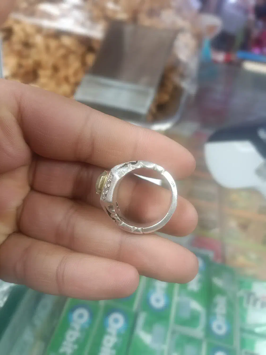 انگشتر اکوامرین اصل|جواهرات|مشهد, چهارباغ|دیوار