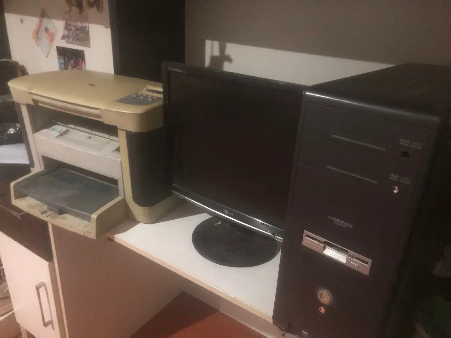 سیستم کامل کامپیوتر وپرینتر سه کاره|رایانه رومیزی|آبادان, |دیوار