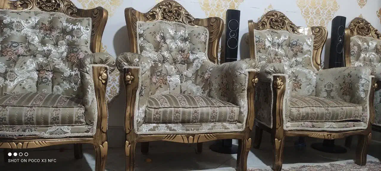 مبل استیل9نفره|مبلمان خانگی و میز عسلی|مشهد, زمانه|دیوار