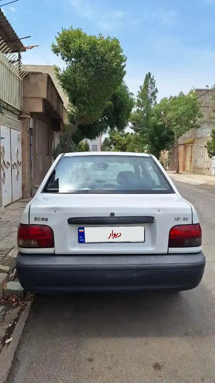 پراید۱۳۱سفید|خودرو سواری و وانت|قزوین, |دیوار