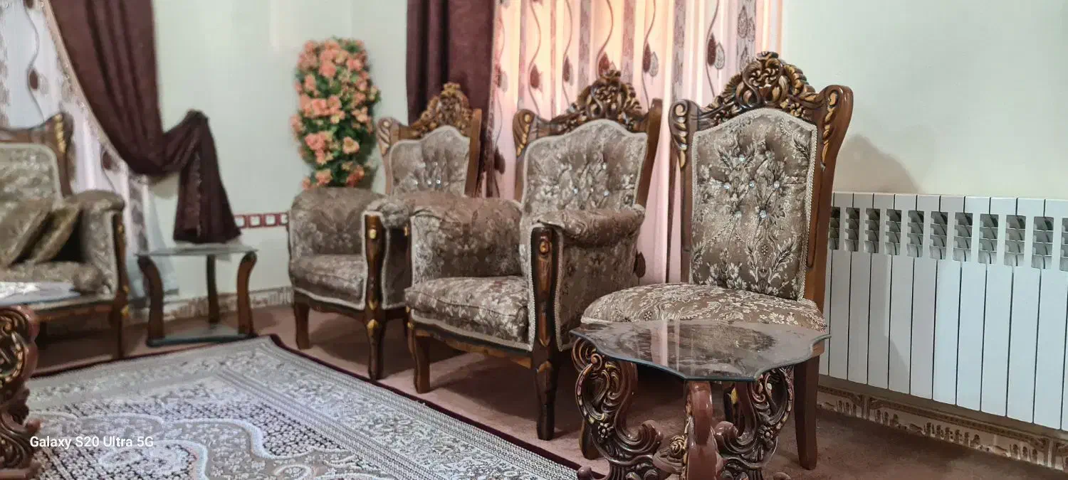 مبل استیل ۹ نفره|مبلمان خانگی و میز عسلی|هشتگرد, طاووسیه|دیوار