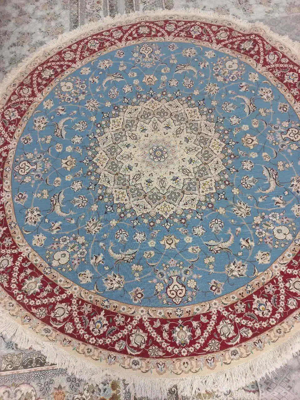 قالی دستباف گرد ۲/۵|فرش|میبد, |دیوار