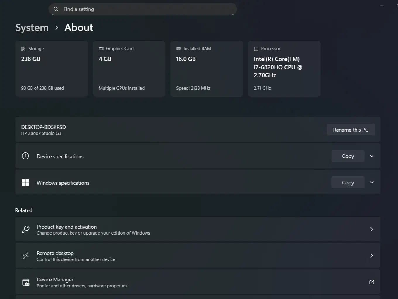 لب تاب hp zbook studio g3|رایانه همراه|ایلام, |دیوار