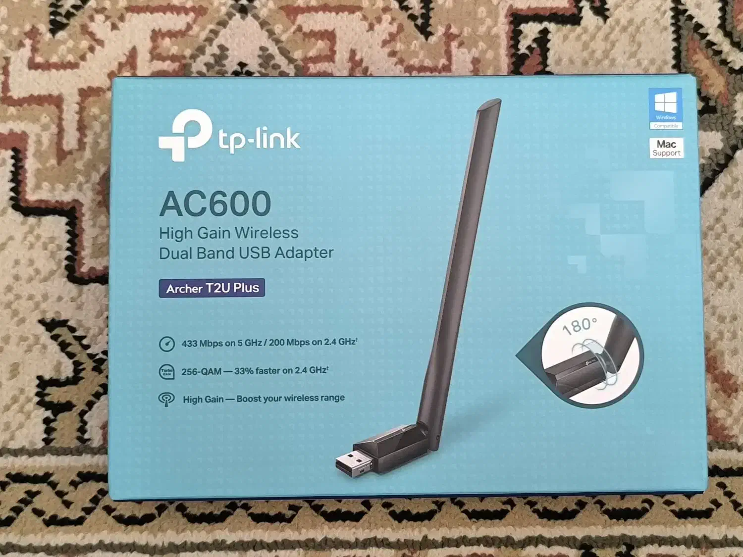 مبدل دوال باند وای فای (TP-Link AC600)|مودم و تجهیزات شبکه|شیراز, هفت تنان|دیوار