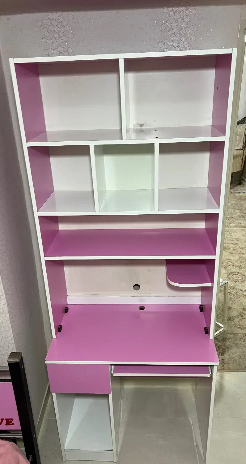 میز و کتابخانه|کتابخانه، شلف، قفسههای دیواری|تهران, بهداشت|دیوار