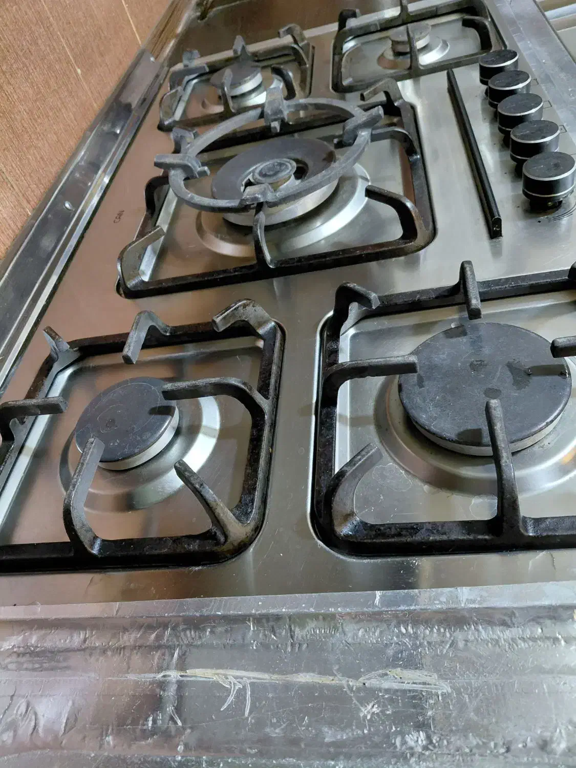 گازرومیزی استیل کن ایتالیایی تمیز|اجاق گاز و لوازم برقی پخت‌وپز|اصفهان, قائمیه|دیوار