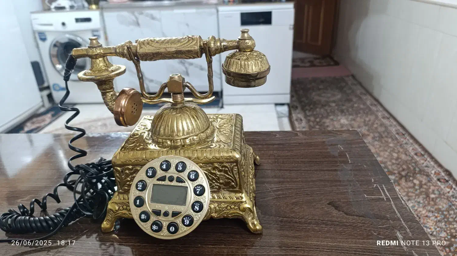 تلفن برنز اصل|تلفن رومیزی|الشتر, |دیوار