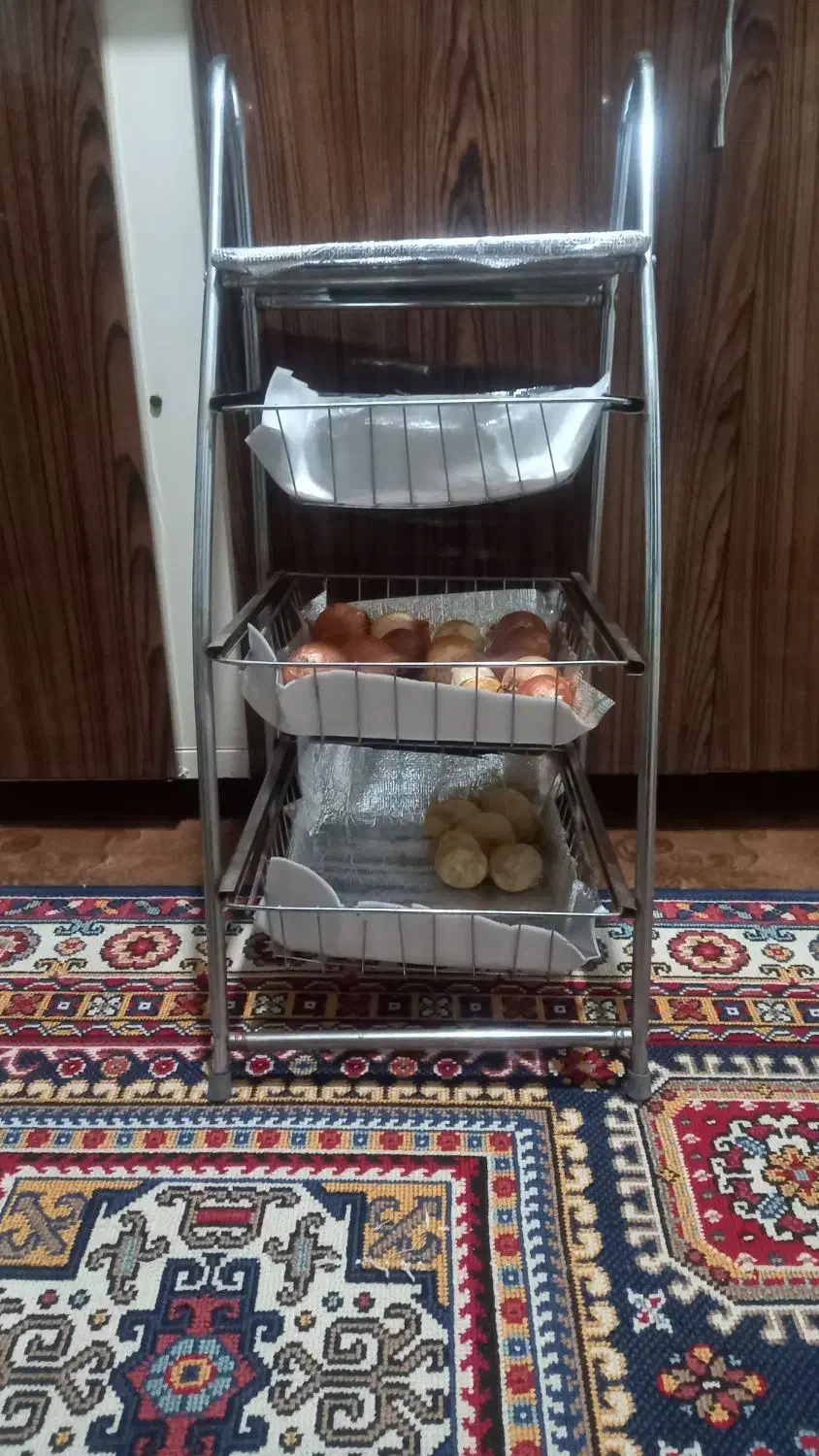 سبد سیب زمینی پیاز|ظروف نگهدارنده، پلاستیکی، یک‌بارمصرف|تربت جام, حافظ|دیوار