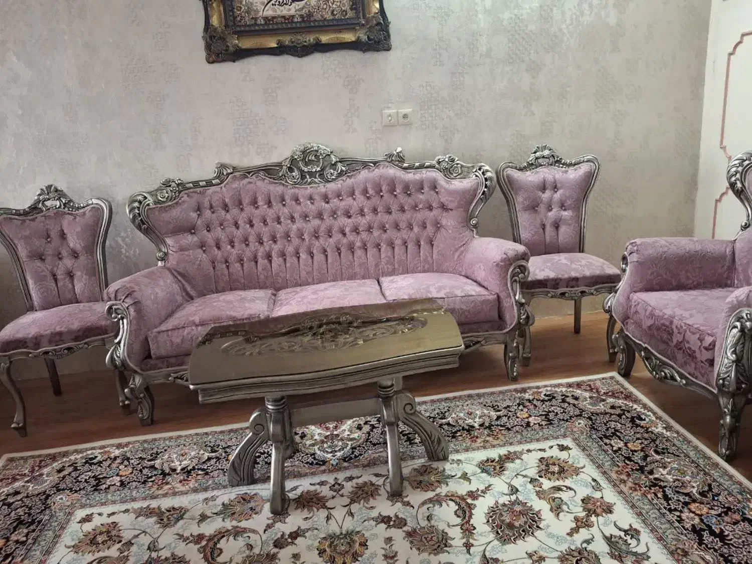 مبل سلطنتی در حد|مبلمان خانگی و میز عسلی|مشهد, شهید بهشتی|دیوار