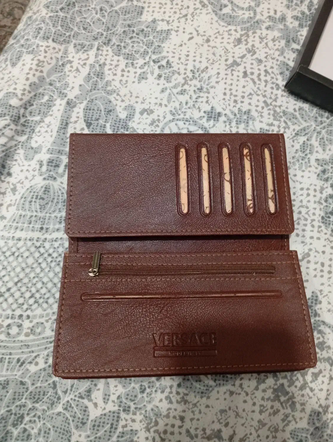 کیف پول چرمی مردانه ، نو همراه با جعبه|کیف، کفش، کمربند|رشت, فلسطین|دیوار