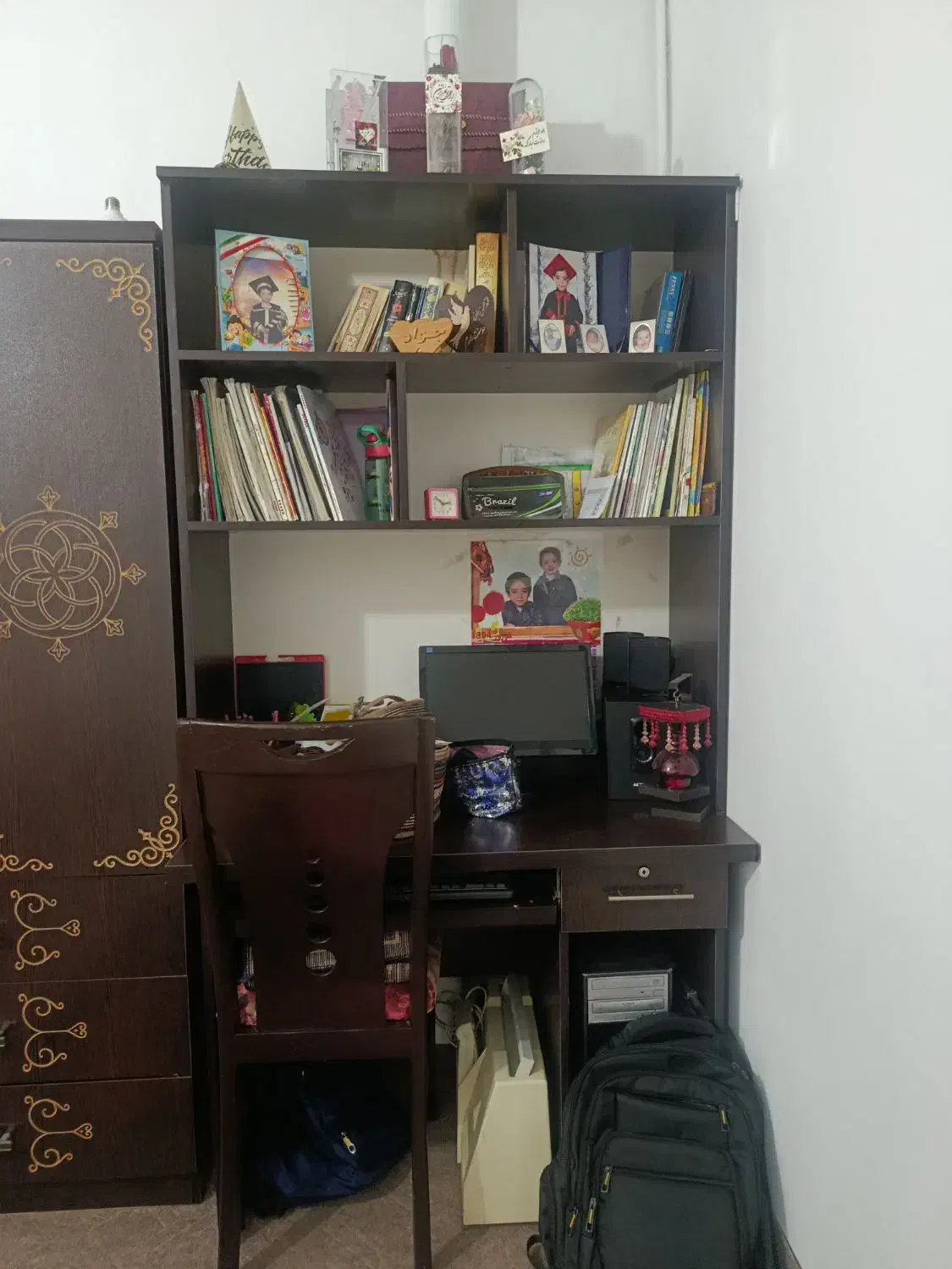 تخت و کمد نوجوان|تخت و سرویس خواب|قزوین, |دیوار