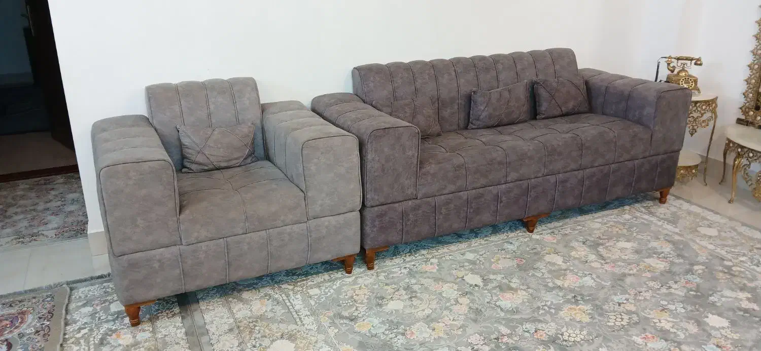 مبل راحتی ۷نفره|مبلمان خانگی و میز عسلی|گتاب, |دیوار