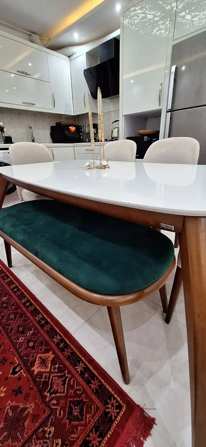 میز نهارخوری ۶ نفره|میز و صندلی غذاخوری|بندر انزلی, معلم|دیوار