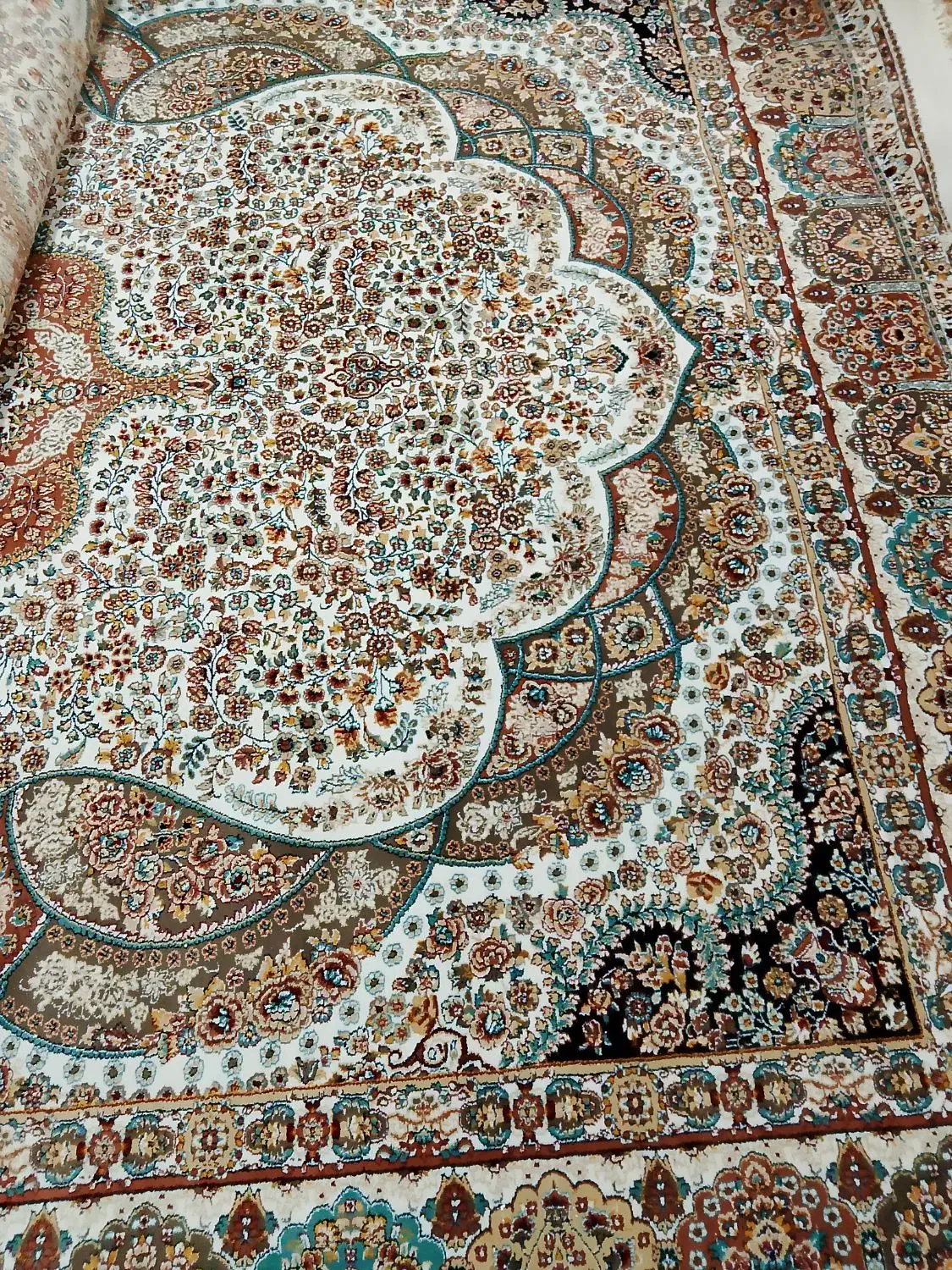 قالی 12 متری|فرش|کاشمر, |دیوار