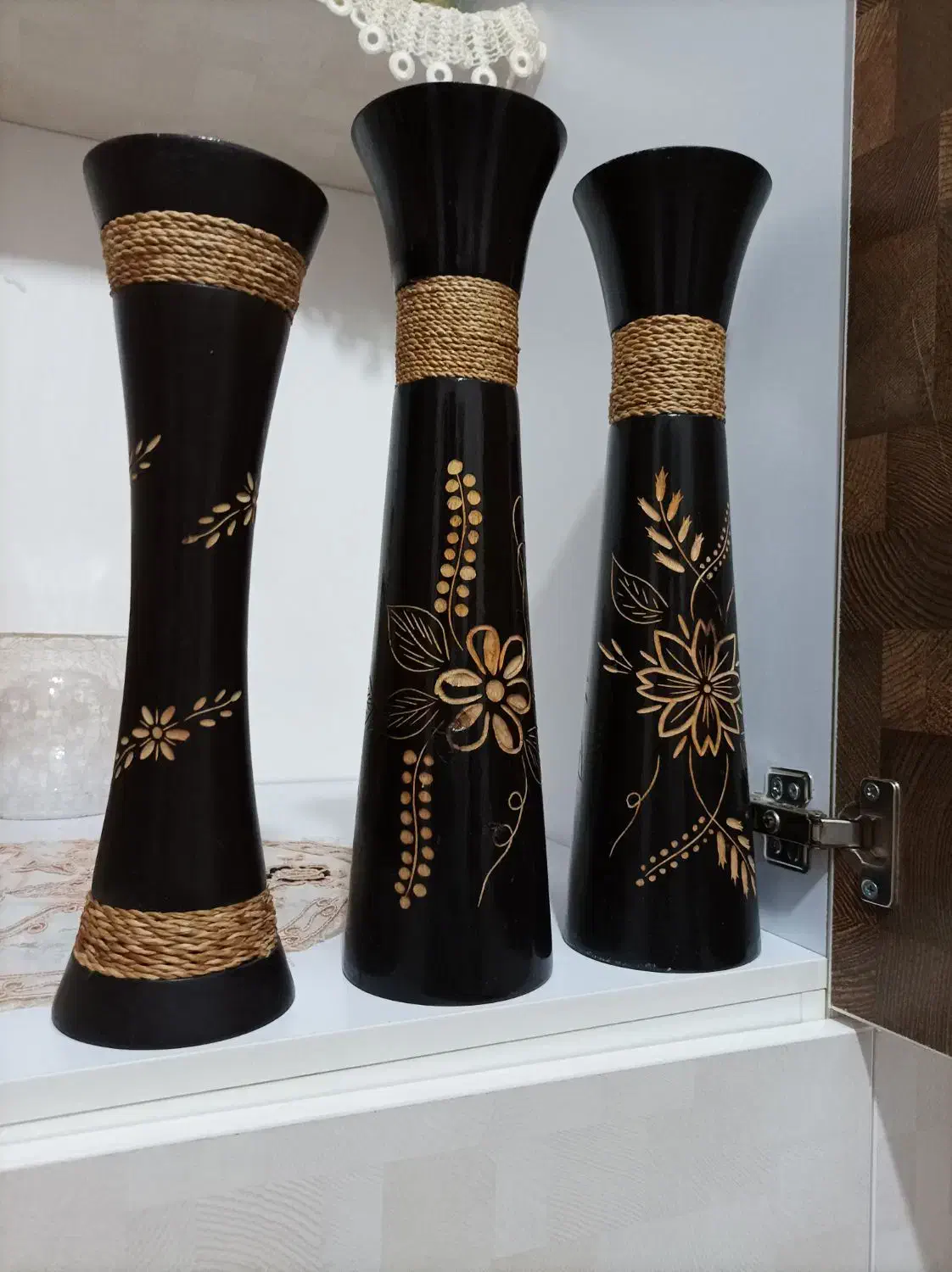 گلدان چوبی|صنایع دستی و سایر لوازم تزئینی|همدان, |دیوار