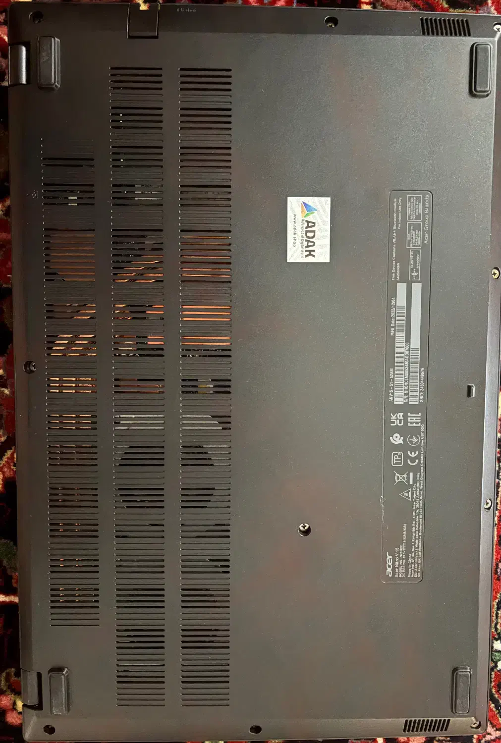 Acer nitro v15-51|رایانه همراه|زنجان, |دیوار