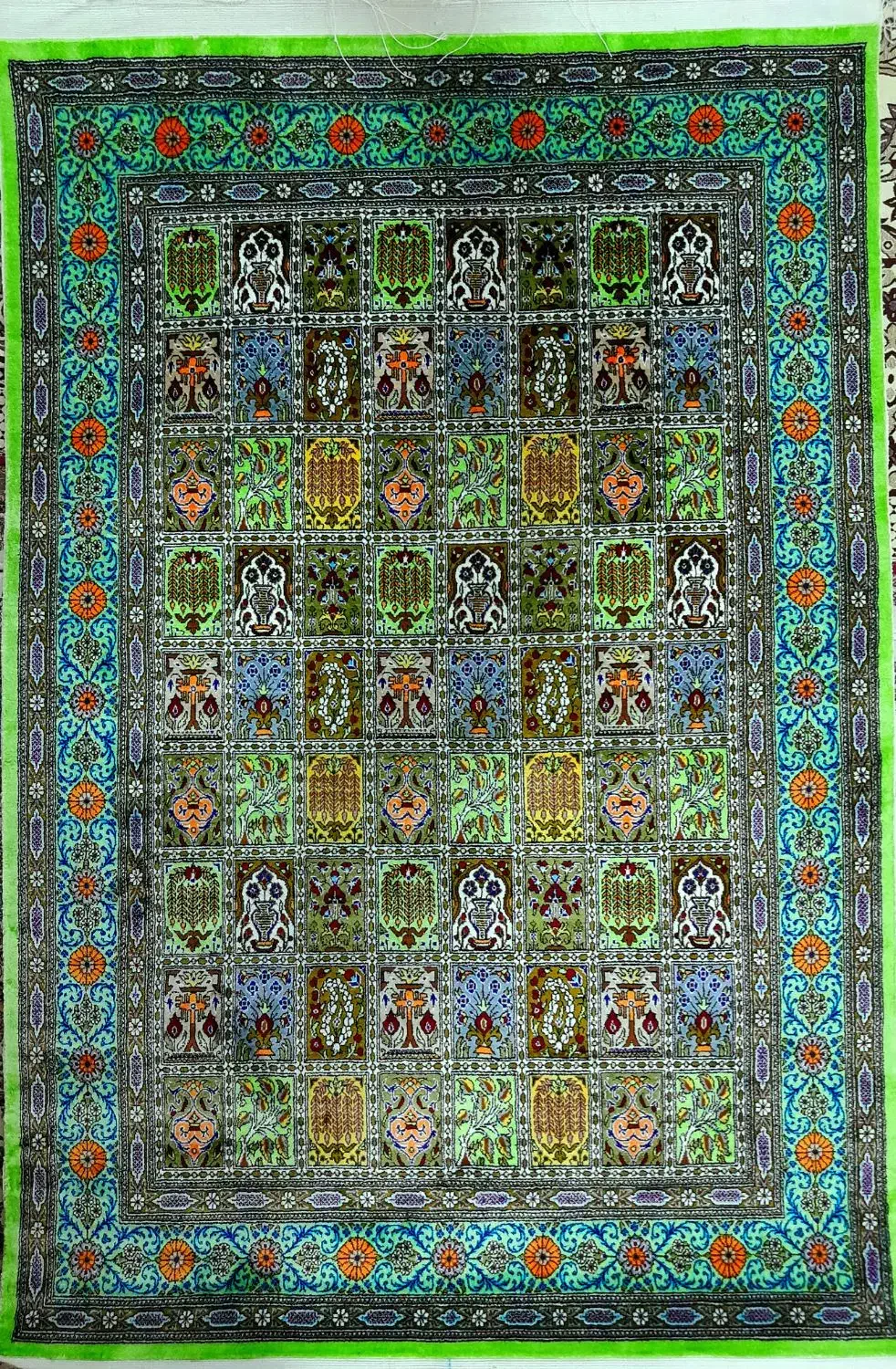 فرش ابریشم دستبافت|فرش|زنجان, |دیوار