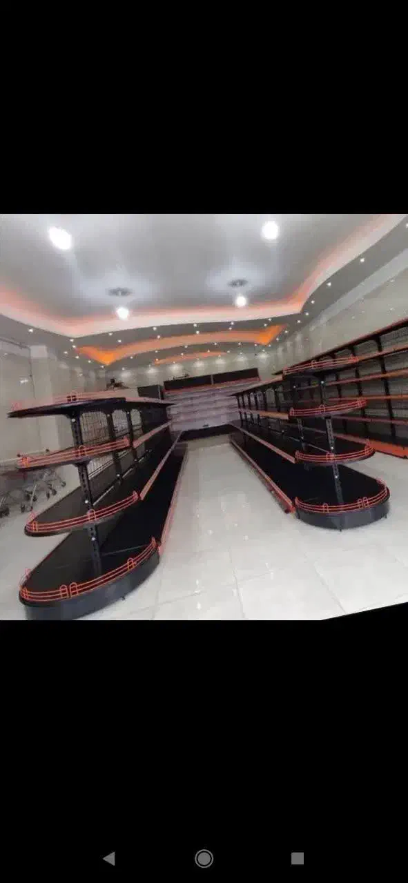 استندقفسه وسط/قفسه های تک ودولاین/قفسه توری/بانصاب|فروشگاه و مغازه|چمستان, |دیوار