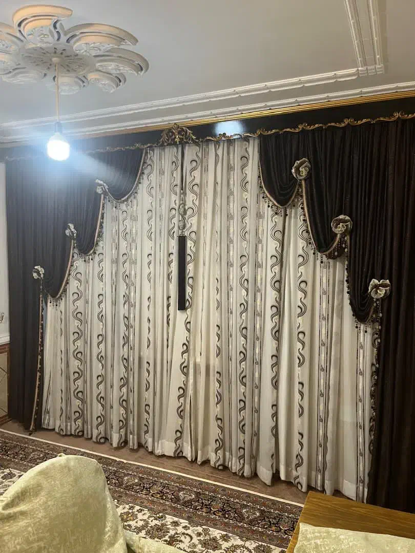 فروش پرده سلطنتی خیلی تمیز کوه چنار|پرده، رانر، رومیزی|کوه چنار, |دیوار