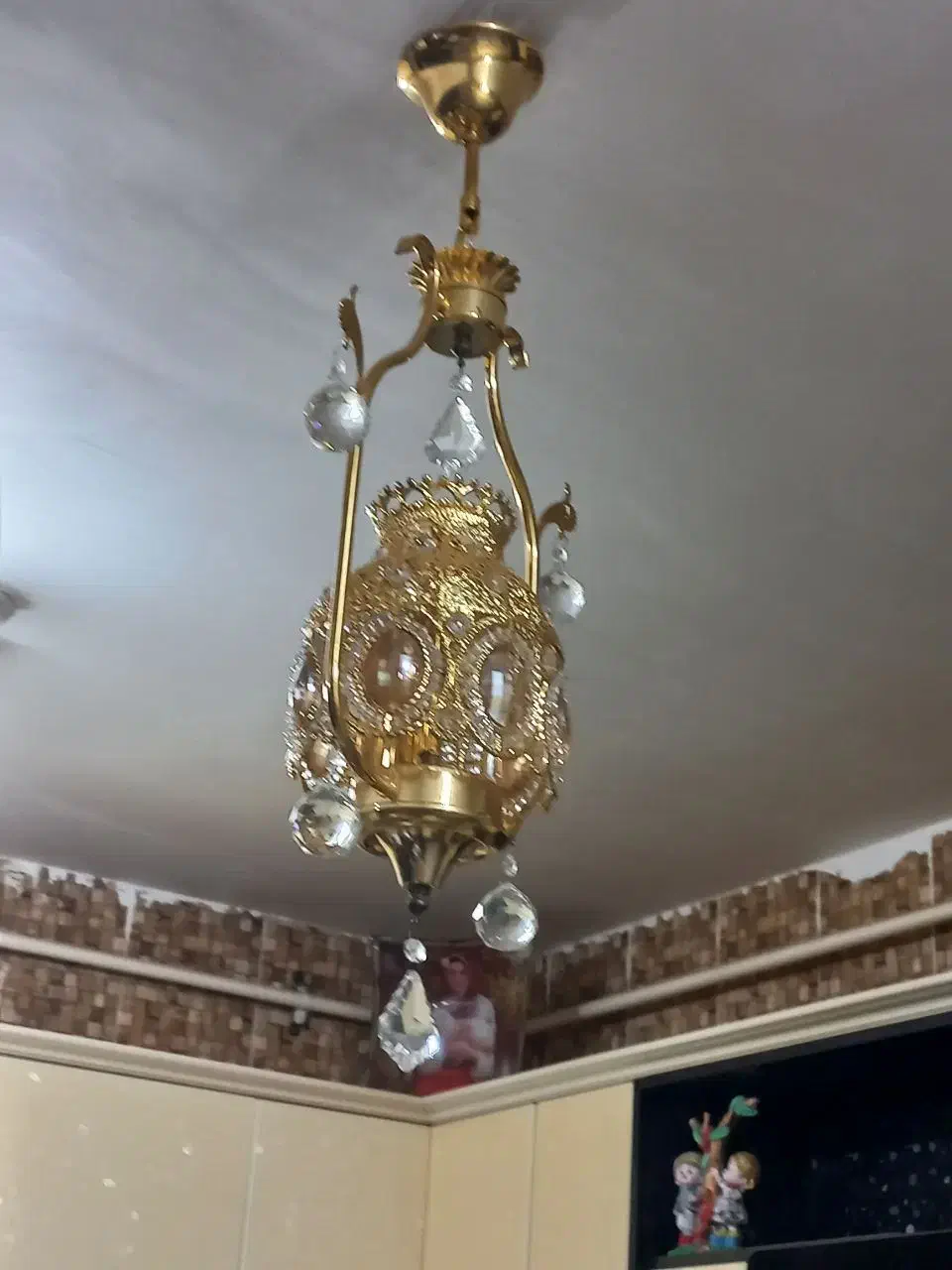 لوستر فانوسی زیبا و چرخشی|لوستر و چراغ آویز|دزفول, |دیوار