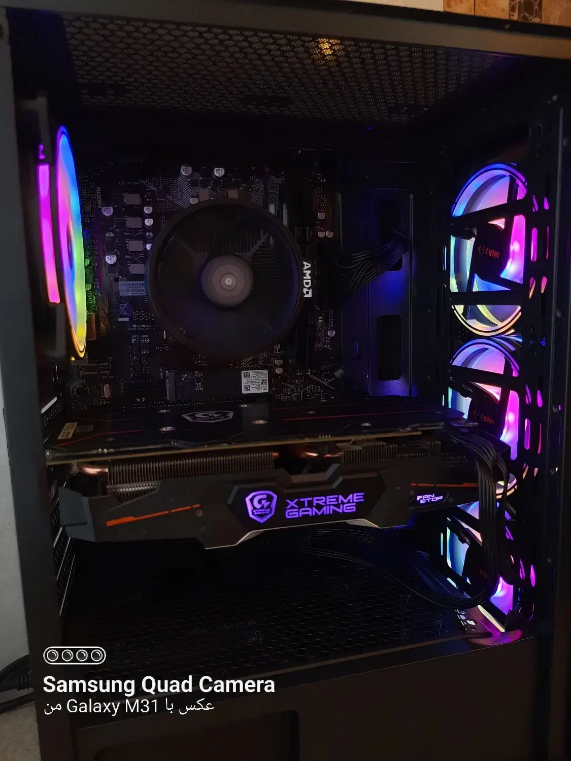 کیس گیمینگ a520 gtx1060 ram16 ryzen 5 3350G|رایانه رومیزی|تهران, صادقیه|دیوار