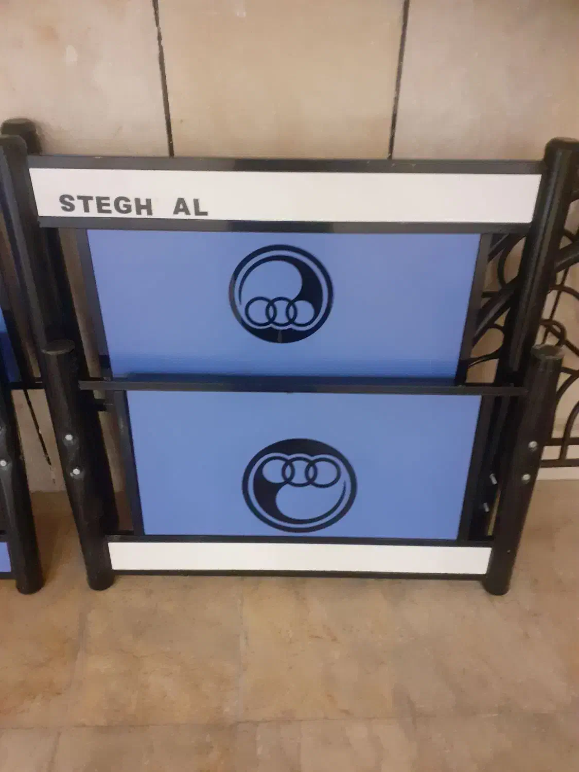 ۳ عدد تخت فلزی|تخت و سرویس خواب|اراک, |دیوار