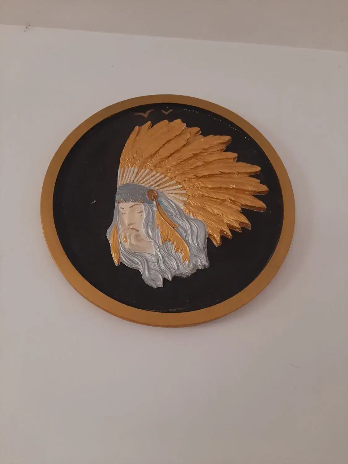 تابلو برجسته دختر سرخپوست|مجسمه، تندیس، ماکت|رشت, منظریه|دیوار