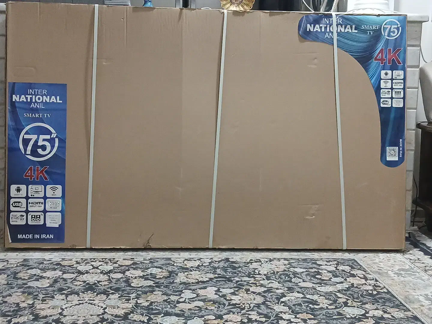 تلویزیون ۷۵ اینچ|تلویزیون و پروژکتور|تهران, دستغیب|دیوار