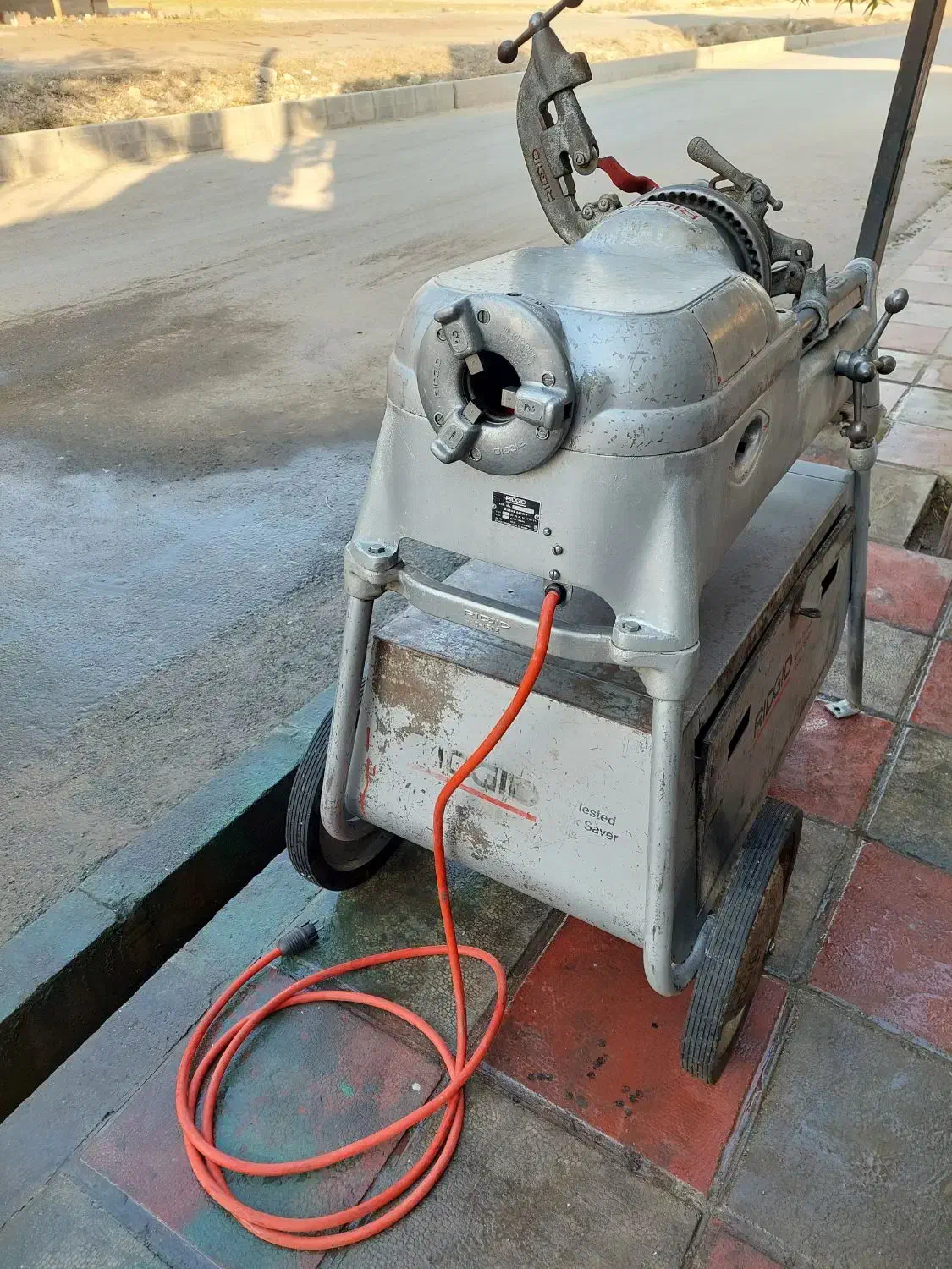 دستگاه حدیده برقی لوله ریجید آمریکایی اصل درحد|ماشینآلات صنعتی|پاکدشت, پاکدشت (مامازند)|دیوار