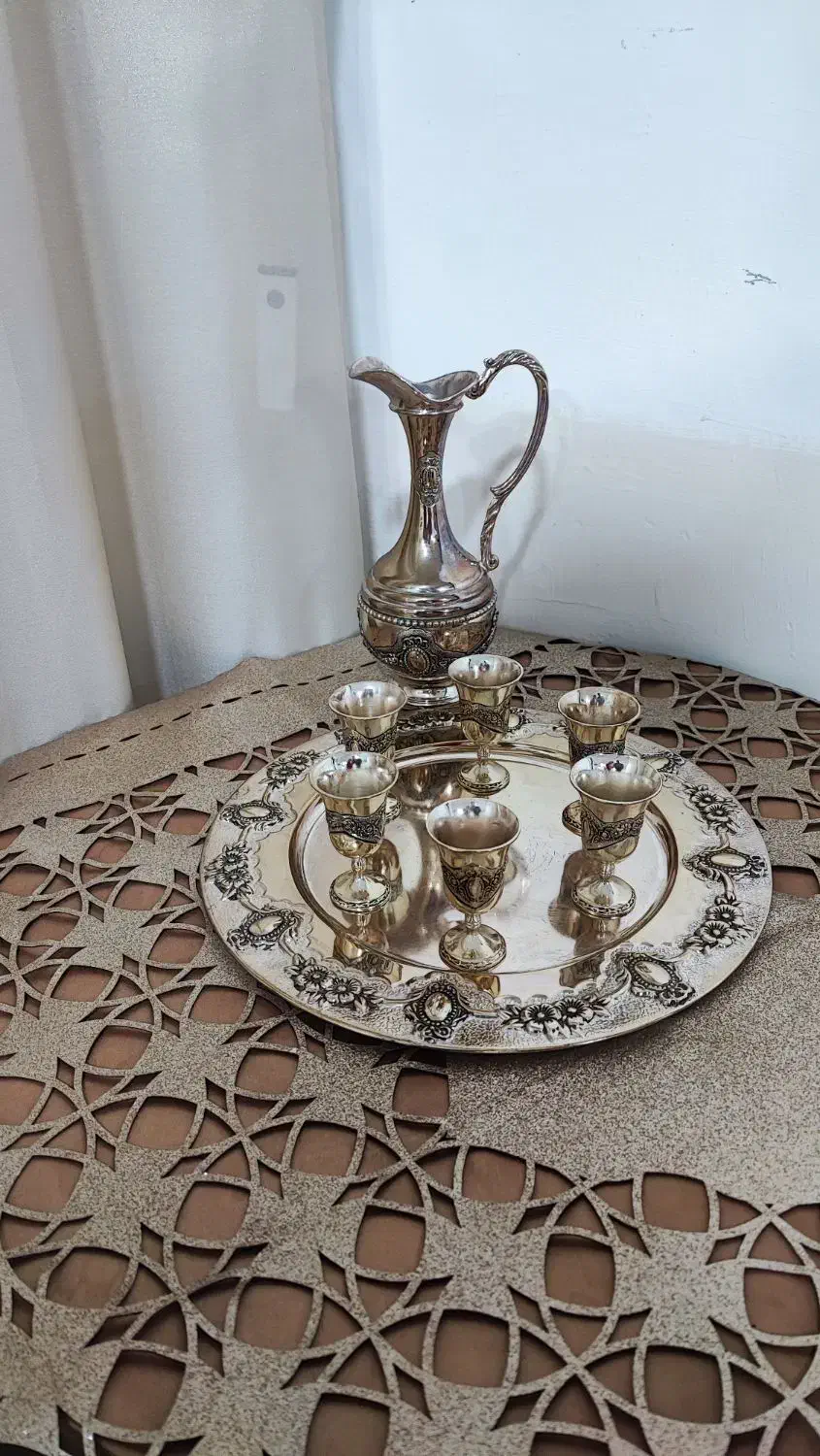 ست جام ۶ تایی|صنایع دستی و سایر لوازم تزئینی|مشهد, رده|دیوار