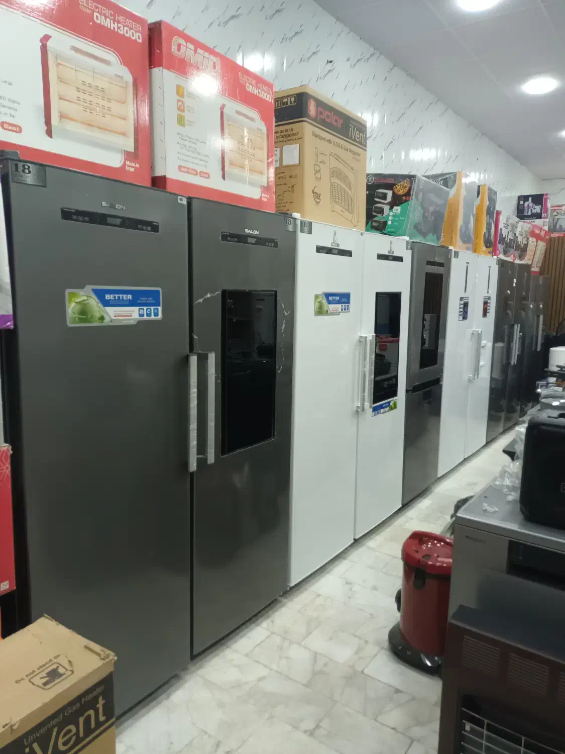 یخچال فریزر دوقلو پارس دورین دور۴۰ فوت|یخچال و فریزر|کرمان, |دیوار