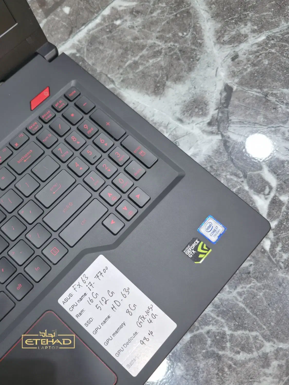 ایسوس تاف گیمینگ i7 سری H قسطی بدون سود|رایانه همراه|مشهد, دانشجو|دیوار