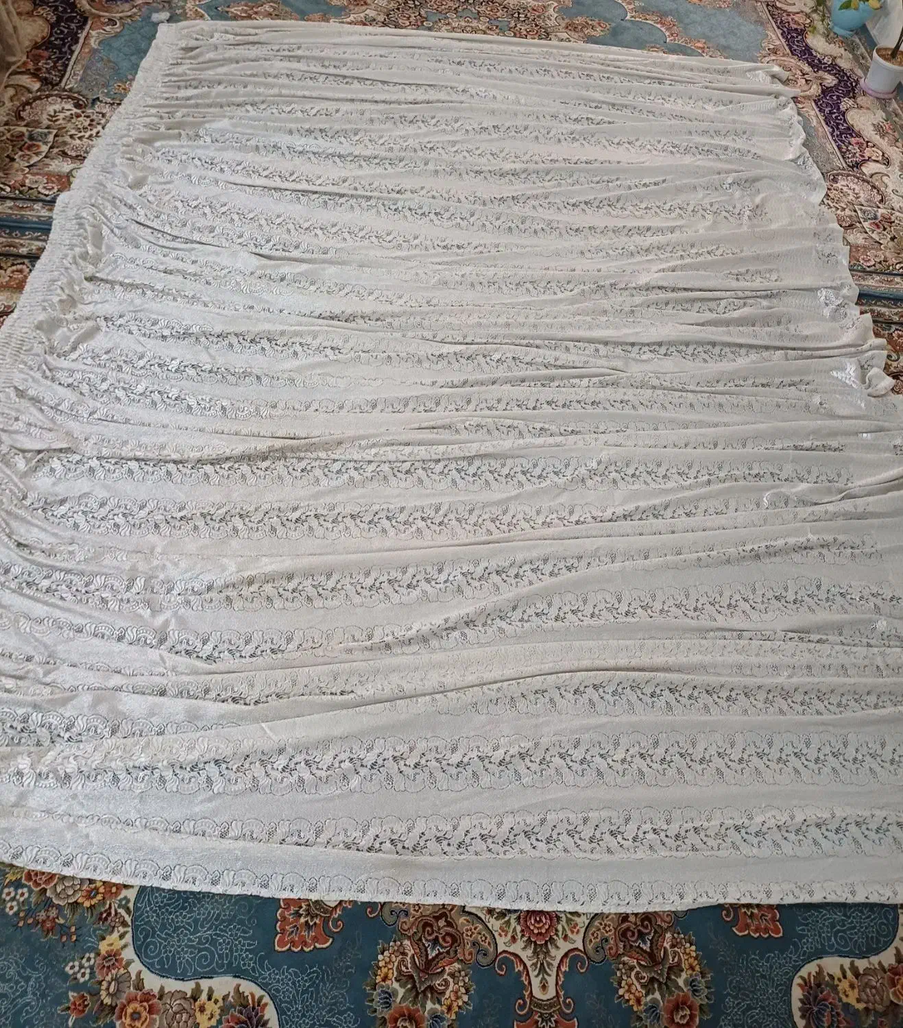 پرده|پرده، رانر، رومیزی|مشهد, شهرک بهارستان|دیوار