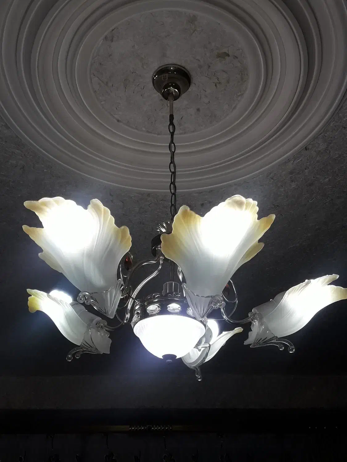 لوستر|لوستر و چراغ آویز|ساوه, |دیوار